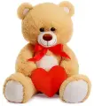 СмолТойс Мягкая игрушка «Медвежонок Валентин», 95 см, микс