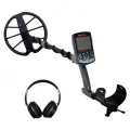 Водонепроницаемый металлоискатель Gold Hunter Frogman B75 с DD катушкой 11, пинпоинтером Gold Hunter Basic и беспроводными наушниками / голд хантер фрогман б75 11 + пинпоинтер басик