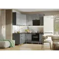 Кухня угловая Эталон Рио,1,6* 2.00 м (900) компановка №2, кастилло бетон светлый/бетон темный , ЛДСП