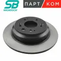 Диск тормозной задний не вентилируемый SB NAGAMOCHI BR28128 для HONDA Accord, Accord Tourer