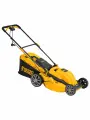 Газонокосилка электрическая Denzel GMC-2000, 2 кВт, ширина 44 см, 6 уровней, желтая/черная