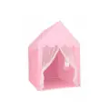 Палатка Замок, для детей, металлический кронштейн, ярко-розовая