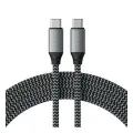 Кабель Satechi USB Type-C - USB Type-C 100W 2 м (ST-TCC2MM) серый космос