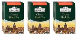 Ahmad Tea Чай черный Classic Black Tea, листовой, 100 г, 3 шт