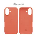 Силиконовый чехол COMMO Shield Case для Apple iPhone 16 с поддержкой беспроводной зарядки, Terracotta