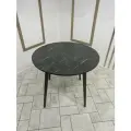 Кухонный стол черный мрамор 100Х100