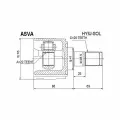 ШРУС внутренний ASVA HYIUSOL, для легковых авто, OEM-номер 495351R001