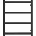 Полотенцесушитель электрический Двин (Dveen) J plaza neo 60х50 см, без полки, К диммер, квадрат черный матовый