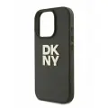 DKNY для iPhone 16 Pro Max чехол PU Stack metal logo Hard + Hand strap Green