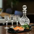 Хрустальные рюмки на ножке для водки, ликера, настойки и наливки, объем 35 мл. набор 6 шт. Неман 6701-1000/30