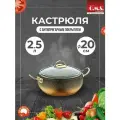 Кастрюля O.M.S. Collection 2,5 л с антипригарным покрытием с крышкой