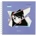 Блокнот для зарисовок 150x150мм, 60л MESHU Kawaii (120 г/кв. м, выб. лак, soft-touch, спираль) (MS_44869), 20шт.