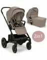 Прогулочная коляска 2 в 1 Nuna Mixx Next, EVA-колеса, цвет Cedar, с дождевиком