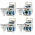 Лампа светодиодная 12W-840-GU5.3 (комплект 4 шт.)(диод, софит, 12Вт, нейтр, GU5.3).