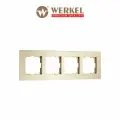 Рамка из металла на 4 поста Werkel AluMax W0043511, цвет шампань