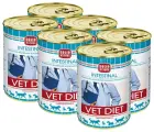 Влажный корм для собак Solid Natura VET, при болезнях ЖКТ 1 уп. х 6 шт. х 340 г