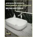 Раковина для ванной накладная Teymi Solli 60 artceramic цвет белый матовый T50395