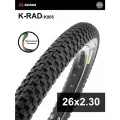 Покрышка велосипедная KENDA K-RAD K905 26х2,30 (58-559), 30TPI, городской протектор