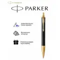 Ручка шариковая Parker IM Premium Black GT, M, чернила синие, подарочная коробка, арт. 1931667