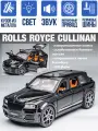 Rolls-Royce Cullinan (Роллс-Ройс Куллинан) машинка металлическая инерционная 21 см (1:24) открываются двери, капот и багажник, свет и звук, черная