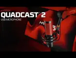 Микрофон HyperX QuadCast 2, для стриминга, кардиоидная диаграмма, 3 м, чёрный