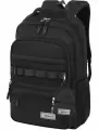 Рюкзак женский мужской, школьный спортивный городской, для подростка черный с отделением для ноутбука и кошельком, 2 отделения, Heikki, 273866