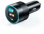 Зарядное устройство в авто Choetech 130 Вт USB A QC+2xUSB C PD, 1857853
