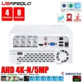 USAFEQLO 4/8-канальный видеорегистратор AHD 4K 8-КАНАЛЬНЫЙ