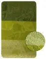 Санакс 00206 SILVER Коврик в ванную двойной зелёный 60х100+50х60 см 100% полиэстер