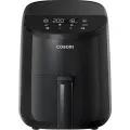 COSORI Фритюрница COSORI, фритюрница 11-в-1 XXL 5,5 л, фритюрница с напоминанием о встряхивании, 100 рецептов, 55 процентов энергосбережения, корзины для мытья в посудомоечной машине (ворон черный, 2 л)
