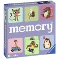 Настольная игра Ravensburger Мемори Мир животных, разноцветный