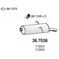 367036 ASSO Задн. часть глушителя