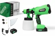 Аккумуляторный краскопульт WORTEN 2х2.0 Ач, 120 W, 800 мл КА-90000337