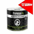 Четвероногий Гурман Platinum консервы для собак Рубец говяжий в желе 240г (12 штук)