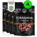 Говядина тушеная высший сорт Готовое блюдо в реторт-пакете ТМ Кронидов. Консерва Набор 4 шт. по 250 г