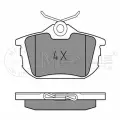 Комплект задних тормозных колодок Meyle 0252186115