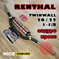 Руль RENTHAL Twinwall Black для эндуро кросс мотоцикла 28 / 22 мм