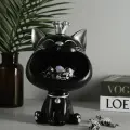 Конфетница кот с открытым ртом из гипса для конфет, монет и бижутерии