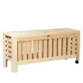 Сундук-лавка на колесиках, 130×42×60см, Добропаровъ