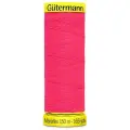 Нить Gutermann Maraflex 120 для эластичных, трикотажных материалов, 150 м, 100% ПБТ, 5 шт (3837 неоновый розовый)