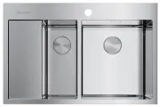 Кухонная мойка OMOIKIRI Akisame 78-2-IN-R 78х51см нерж. сталь/нержавеющая сталь