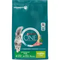 PURINA ONE для взрослых кошек живущих дома с индейкой и злаками (3 кг)