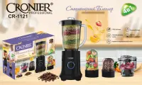 Стационарный Блендер CRONIER CR-1112 4 в 1, кофемолка, измельчитель, смузи, соковыжималка