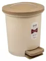 Контейнер для мусора с педалью «Ориджинал» 6 л, кофейный