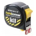 Рулетка Hanskonner HK2010-04-5-19 (5м, ширина ленты 19мм, 2 стопа, магнит, корпус компакт)