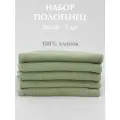 Махровые кухонные полотенца Odella, 30×50 см, оливковый, хлопок 100%, набор 5шт