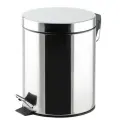 Мусорное ведро с педалью PERFECTO LINEA 22-100105 нержавеющая сталь, 5 л