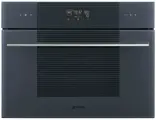 Электрический духовой шкаф Smeg SO4102S3G 59 см, 41 л гриль конвекция, серый