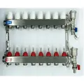 Коллекторная группа с расходомерами без кранов 1x3/4 нерж. 8 выходов ViEiR арт. VR113-08A