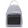 Рюкзак Herschel Nova Mid-Volume 10503 (POLKA DOT CROSSHATCH GREY/BLACK 18 L)